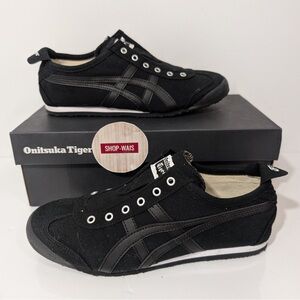 Onitsuka Tiger MEXICO 66 Slip-On Sneakers Black/White Unisex Sneakers